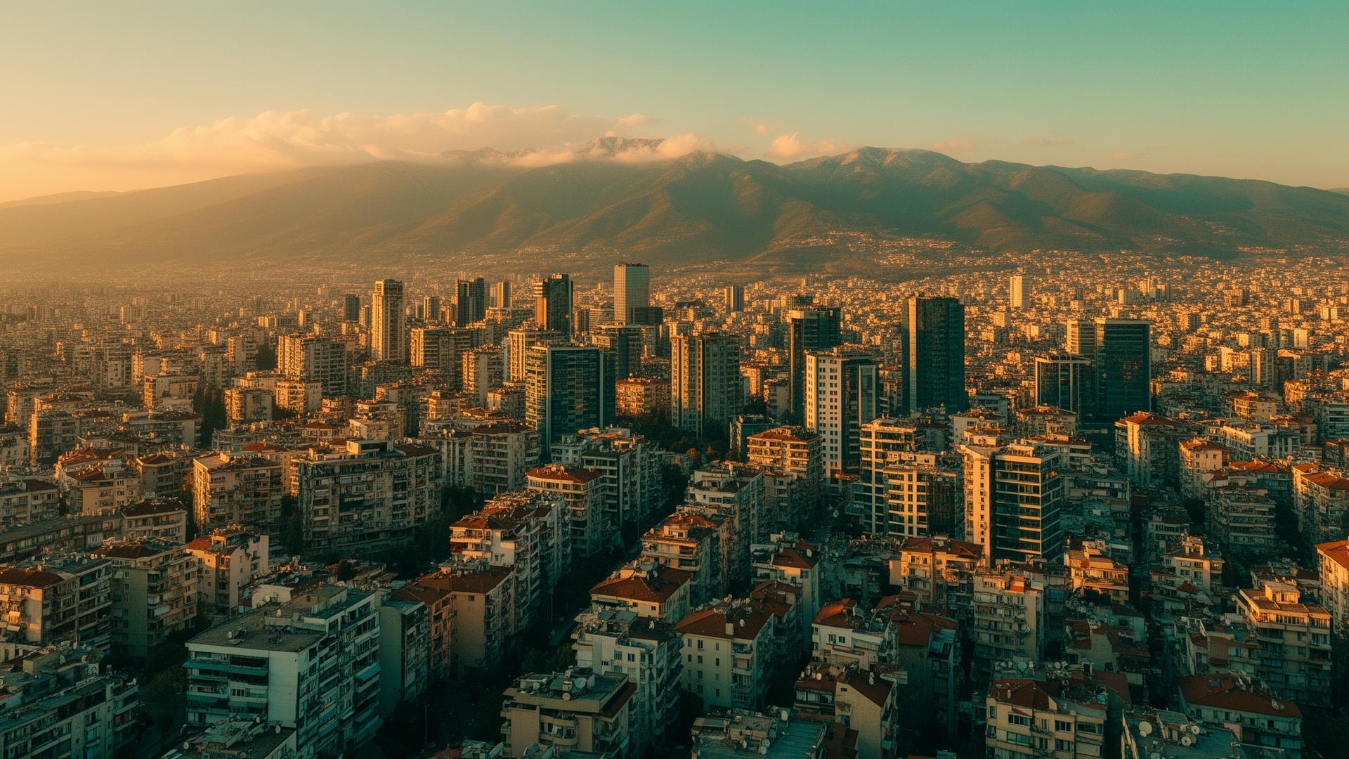 Skyline di Tirana